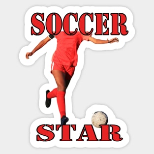 Soccer Star Sticker